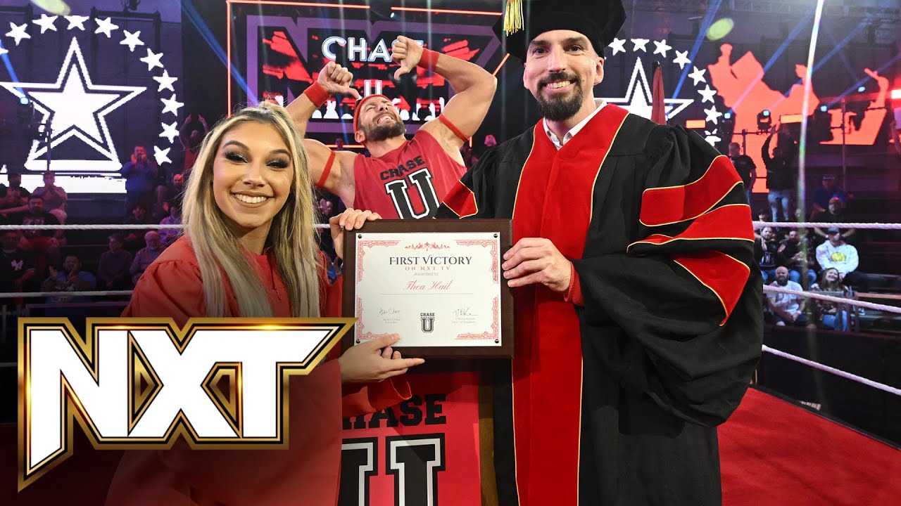Chase U holds an award ceremony for Thea Hail: WWE NXT, Jan. 24, 2023