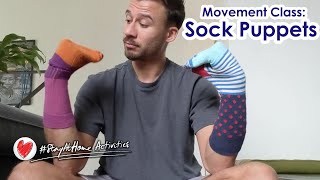 Sock Puppets - fun Movement Class with teacher Ashley-Curtis Correya - #StayAtHome Activities