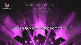 [1999] Charlotte Nilsson - "Tusen och en natt" [Unofficial Karaoke version]