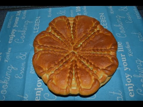 Пирог вязаный цветок.Deutsche Untertitel.Моя идея,Meine Idee,My idea.Flower Bread. - UCmrxsvv2VCSKAP0qER6sVJw