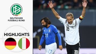 Klinsmann, Toni, Totti & Co. zaubern | Deutschland - Italien 3:3 | Highlights | Spiel der Legenden