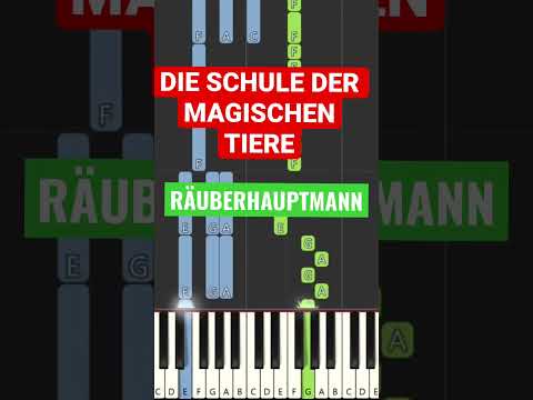 DIE SCHULE DER MAGISCHEN TIERE - Räuberhauptmann -Heute kommt die DVD raus🎉 #tiktok #piano #shorts