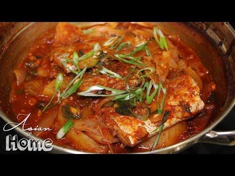 Asian at Home | Korean Spicy Braised Beltfish (Galchi Jorim) - UCIvA9ZGeoR6CH2e0DZtvxzw