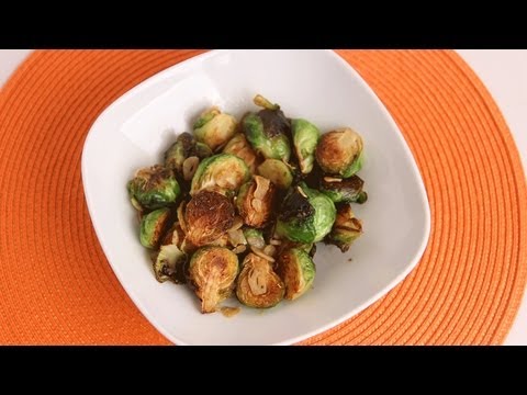 Garlic Brussels Sprouts Recipe - Laura Vitale - Laura in the Kitchen Episode 505 - UCNbngWUqL2eqRw12yAwcICg