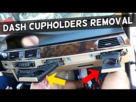 Comment démonter les porte-gobelets sur BMW E90 