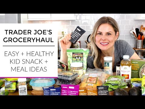 Trader Joe's Grocery Haul 2018 | Easy Healthy Kid Snacks + Meal Ideas - UCj0V0aG4LcdHmdPJ7aTtSCQ