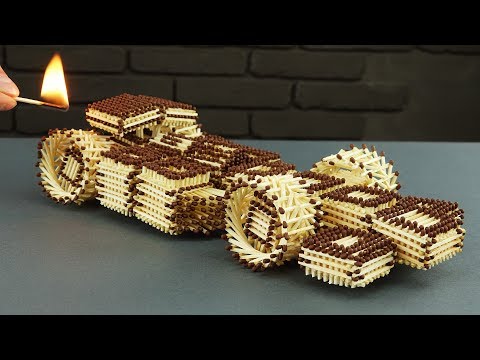 How to Make Amazing F1 Racing Car from Matches Without Glue - UCZdGJgHbmqQcVZaJCkqDRwg