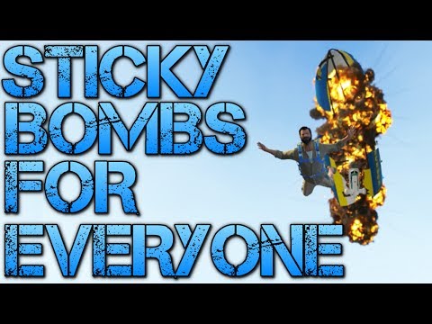 Grand Theft Auto V | STICKY BOMBS FOR EVERYONE - UCYzPXprvl5Y-Sf0g4vX-m6g
