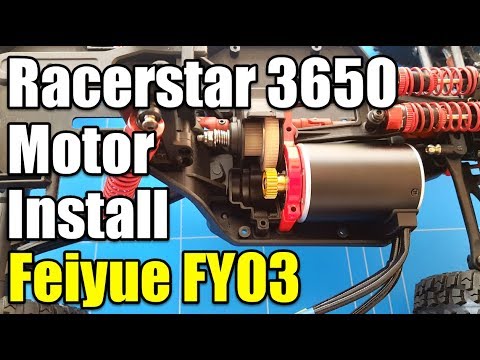 Racerstar 3650 Brushless Motor Install | Wltoys 12428 Feiyue FY03 Eagle-3 4x4 Desert Off-Road Truck - UCMniPb3td7gxZo3Ex-kXmiA
