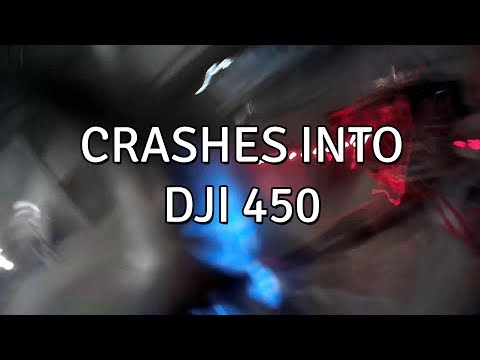 Crashes Into DJI 450 // Blackout Mini H Quad // MN1806 // CC3D - UCkous_8XKjZkKiK5Qe13BXw