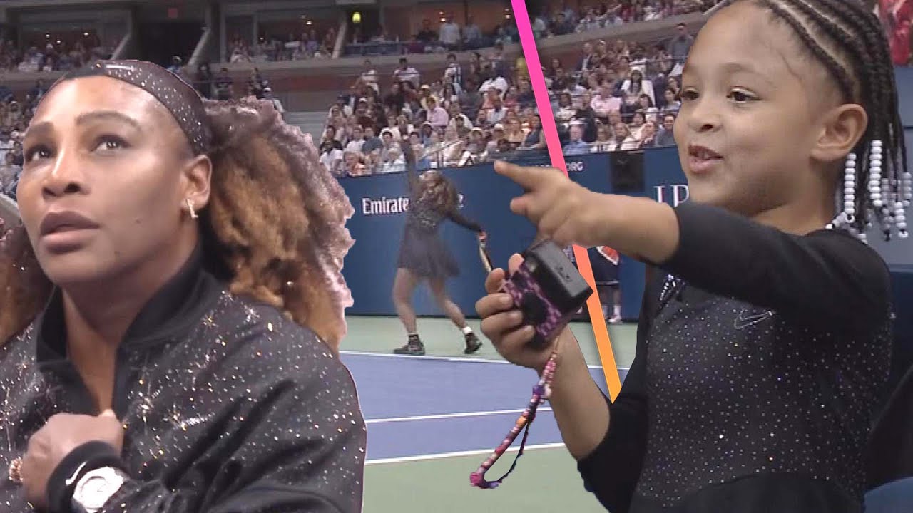 Serena Williams’ Daughter Olympia STEALS THE SHOW at U.S. Open