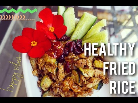 HEALTHY FRIED RICE / Sticky, Spicy & Sweet! / COOKING WITH KATIE - UC-07j8SBVA5mHbiNWe2-jcw