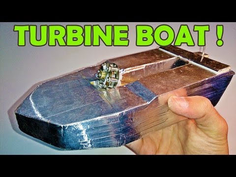 Micro Turbine Boat Test - UCfCKUsN2HmXfjiOJc7z7xBw