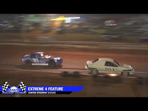 Extreme 4 Feature - Sumter Speedway 5/14/22 - dirt track racing video image