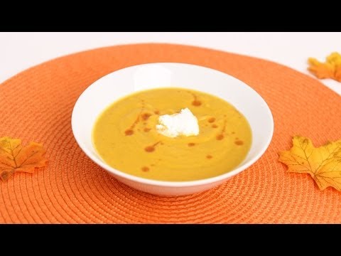 Roasted Butternut Squash Soup Recipe - Laura Vitale - Laura in the Kitchen Episode 660 - UCNbngWUqL2eqRw12yAwcICg