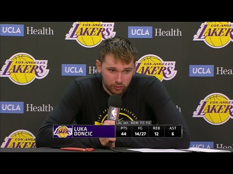 Luka Doncic talks about Austin Reaves: "Today he didn't wanna shoot the ball. I don't know why"