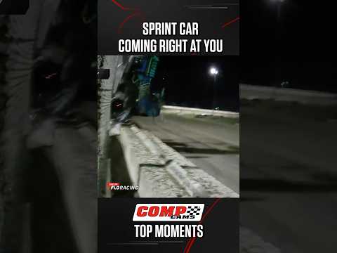 ⚠️ Watch Out! #CompTopMoments #USAC - dirt track racing video image