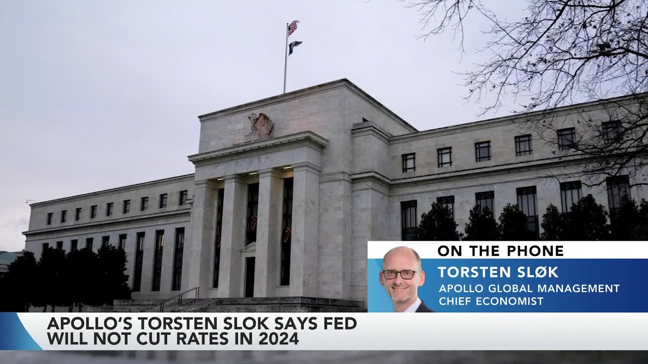 Apollo’s Slok Says Fed Will Not Cut Rates in 2024