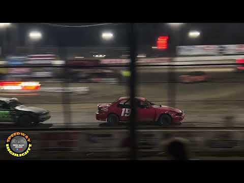 Sport Compact Feature B Race (all clips) 8-23-2024 at kankakee county speedway - dirt track racing video image