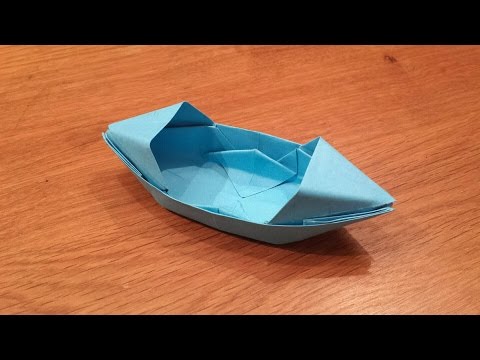 How To Make a Paper Boat That Floats - Origami - UCNvT4F1eFg2mRI5VFL5y7jA