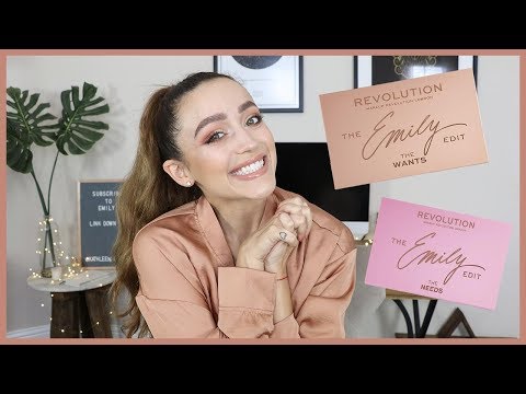 THE EMILY EDIT PALETTES | Look + Swatches - MAKEUP REVOLUTION X EMILYNOEL - UC8v4vz_n2rys6Yxpj8LuOBA