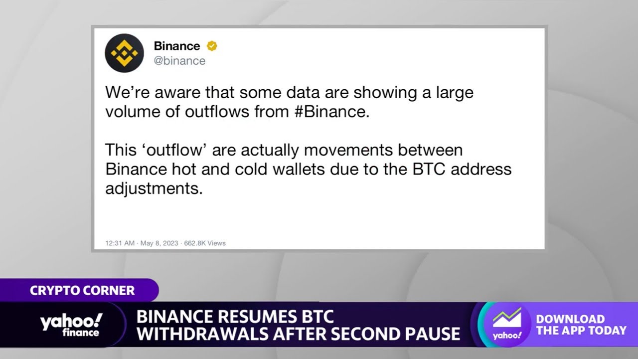 The latest in crypto: Binance’s bitcoin withdrawals, Coinbase, crypto mining tax