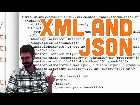 13.6: XML and JSON - Processing Tutorial - UCvjgXvBlbQiydffZU7m1_aw