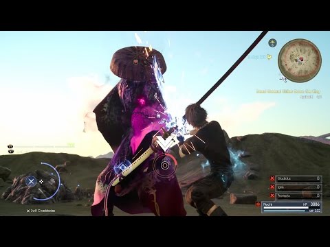 FINAL FANTASY XV - Ayakashi / Yojimbo Level 110 Boss Fight Gameplay l EPIC FIGHT PS4 Pro - UCfVhjM2_XVvO5eGbOK-MO0A