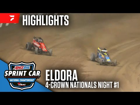 𝑯𝑰𝑮𝑯𝑳𝑰𝑮𝑯𝑻𝑺: USAC AMSOIL National Sprint Cars | Eldora Speedway | September 18, 2025 - dirt track racing video image