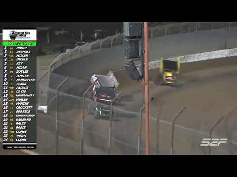 8.16 POWRi Honest Abe Roofing 410 Outlaw Sprint League at Lucas Oil Speedway | Highlights - dirt track racing video image