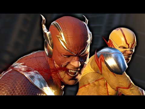 Flash Vs. Reverse Flash Fight Scene - Injustice 2 (Justice League 2017) - UCa5qeML93Hg37Ckn22pxdHA