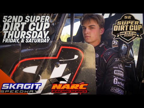 52nd Jim Raper Memorial Super Dirt Cup - All 3 Nights - June 20-22, 2024 at Skagit Speedway - dirt track racing video image