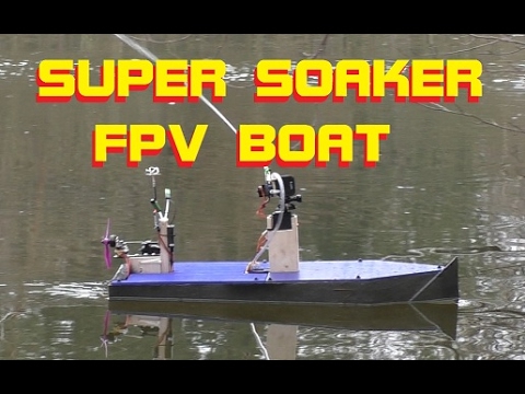 Super Soaker FPV Boat Part I - Build & Trialrun - UCskYwx-1-Tl5vQEZ0cVaeyQ