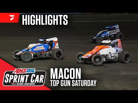 Top Gun Finale | USAC Sprints Saturday at Macon Speedway 6/29/24 | Highlights - dirt track racing video image