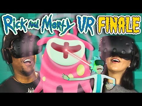 PORTAL GUNS AREN'T TOYS! | RICK AND MORTY VR - FINALE (React: Gaming) - UCHEf6T_gVq4tlW5i91ESiWg