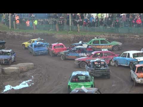 SaloonStox Speedway Emmen 21 oktober 2023 Blue Oyster - RaRaRacing - dirt track racing video image