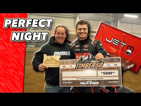 A &quot;Perfect Night&quot; At The Biggest Outlaw Kart Race Of All Time! - dirt track racing video image