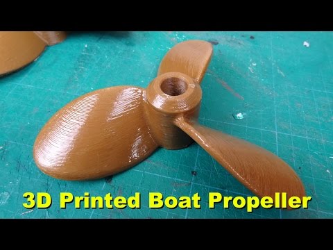 XRobots - Boat Part 9, 3D printing an electric propeller and outboard motor mounts - UCUbDcUPed50Y_7KmfCXKohA