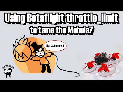 Using Betaflight throttle limiting to tame the Mobula7 on 2S - UCcrr5rcI6WVv7uxAkGej9_g