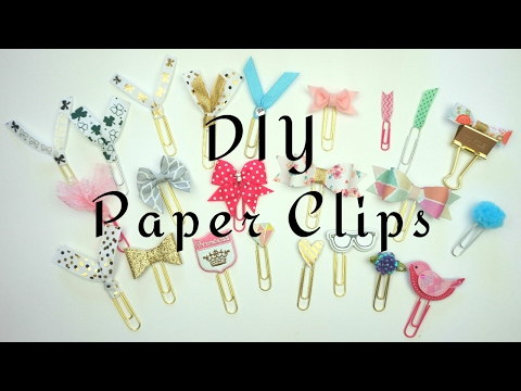 DIY Paper Clips / How to make Planner Accessories - UCeQzxSvD0m16kV_vZgZaavA