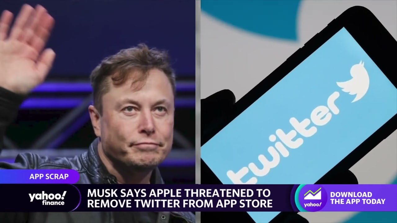 Elon Musk says Apple threatened to remove Twitter from the App Store