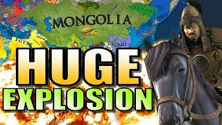 EU4 - MONGOLIA EXPLOSION! | Europa Universalis 4: Extended Timeline Mod Gameplay [AI Only EUIV]