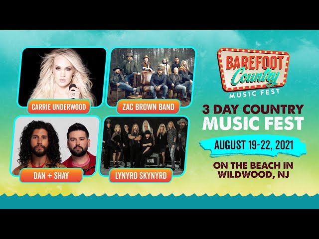 Get Your Tickets Now for the 2021 Barefoot Country Music Fest!