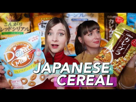 Trying 7 Wacky Japanese Breakfast Cereals ?