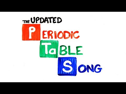 The Periodic Table Song (2018 UPDATE!) - UCC552Sd-3nyi_tk2BudLUzA