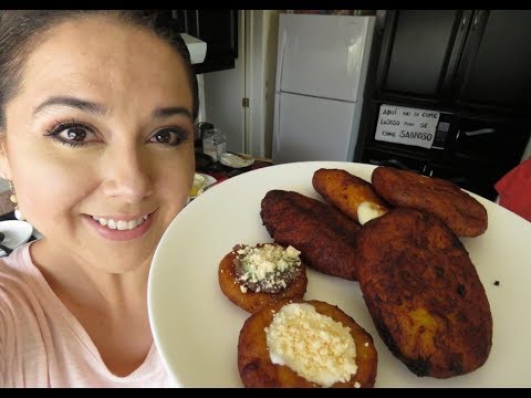 GORDITAS DE PLATANO RELLENAS DE FRIJOL Y QUESO - UCp5tDWMJWnzmNlwurP-pDLw