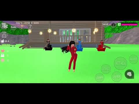 Rina dance party with friends 🔥❤️🔥#sakuraschoolsimulator #animation #dance 