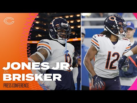 Jones, Brisker on their progress as rookies | Chicago Bears video clip