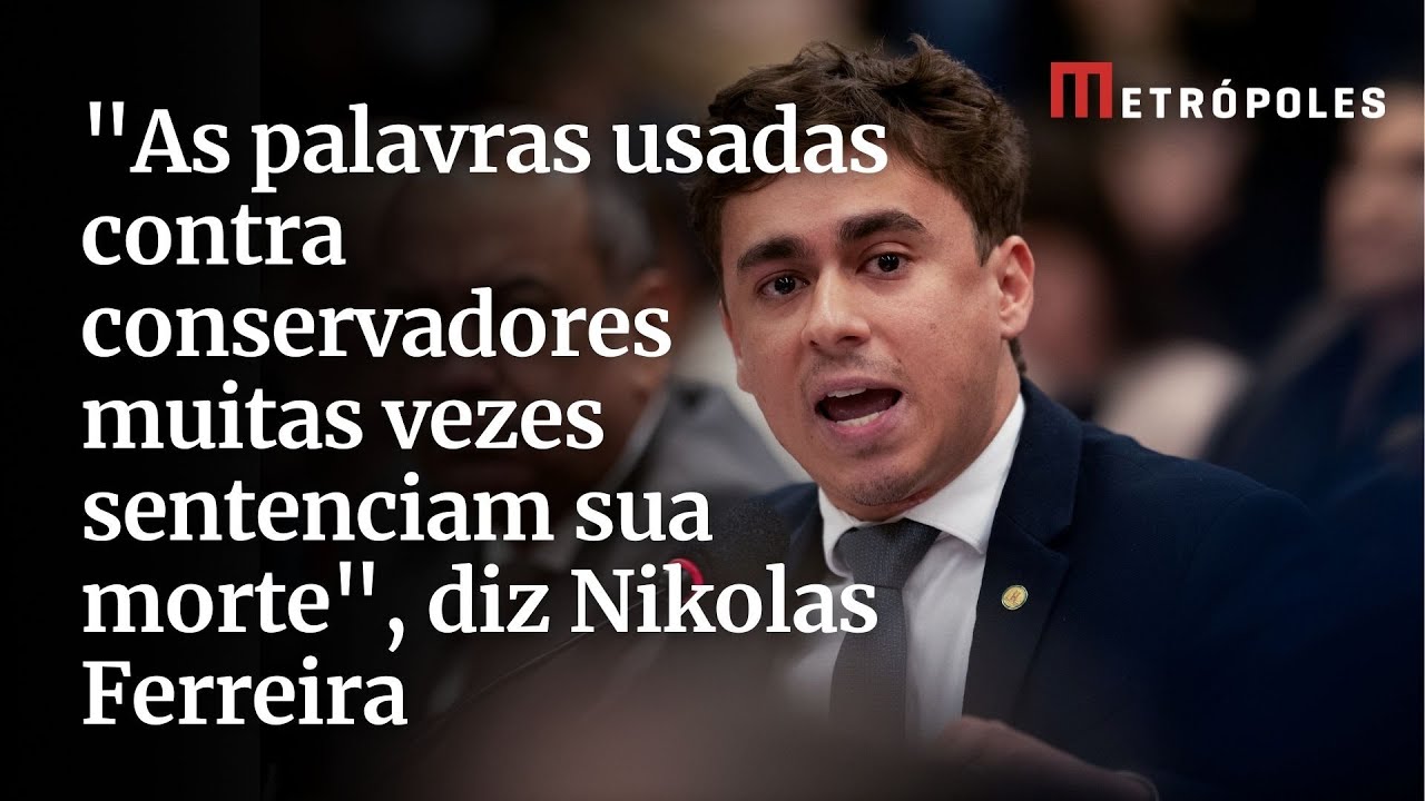 As palavras usadas contra conservadores muitas vezes sentenciam sua morte diz Nikolas Ferreira