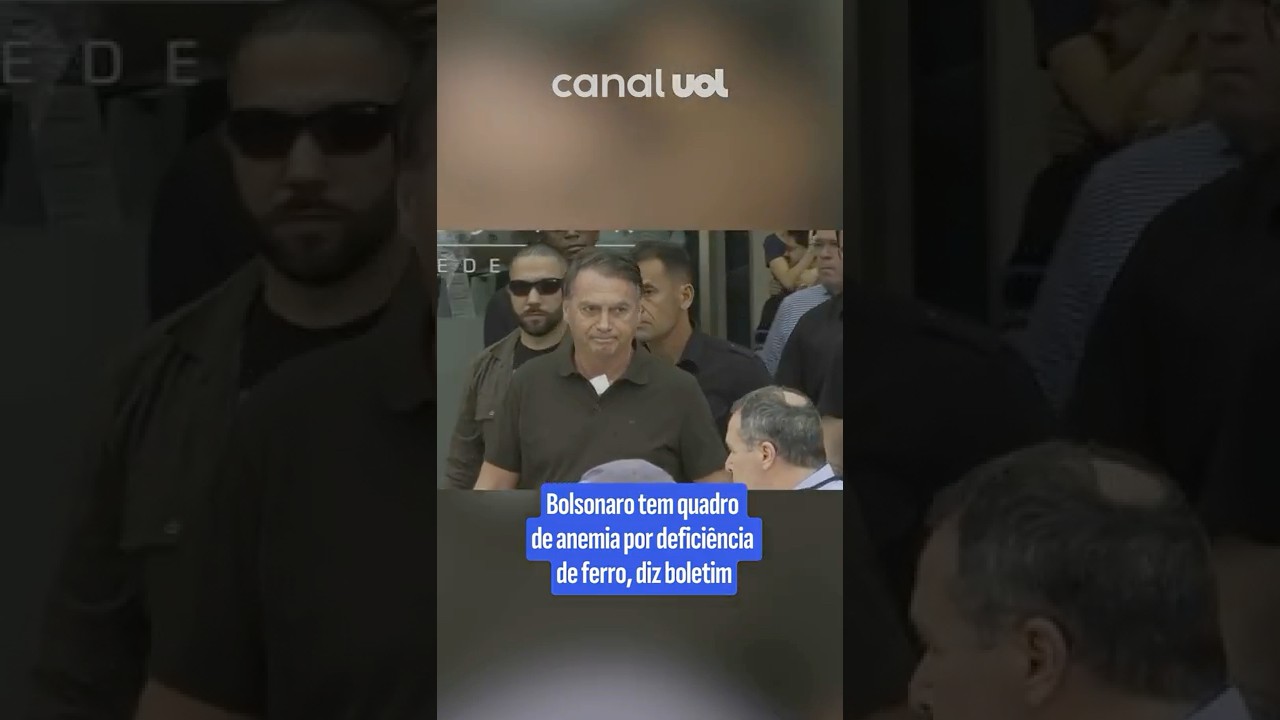 Jair Bolsonaro tem quadro de anemia por deficiência de ferro diz boletim